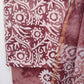 (BATIK) Hand Block Printed Cotton Suit with Cotton Kota Doria dupatta