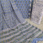 HAND BLOCK PRINTED COTTON SUIT WITH PURE CHIFFON DUPATTA