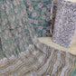 HAND BLOCK PRINTED COTTON SUIT WITH PURE CHIFFON DUPATTA