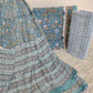HAND BLOCK PRINTED COTTON SUIT WITH PURE CHIFFON DUPATTA