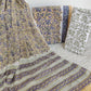 HAND BLOCK PRINTED COTTON SUIT WITH PURE CHIFFON DUPATTA