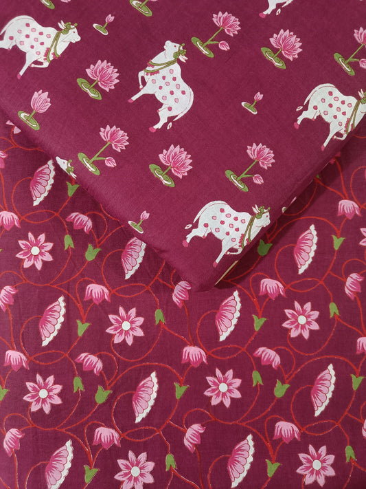 Jaipuri Printed Cotton Combo Set 2.5 Mtr each