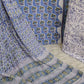 HAND BLOCK PRINTED COTTON SUIT WITH PURE CHIFFON DUPATTA