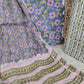 HAND BLOCK PRINTED COTTON SUIT WITH PURE CHIFFON DUPATTA