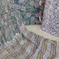 HAND BLOCK PRINTED COTTON SUIT WITH PURE CHIFFON DUPATTA