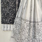 Hand Painted Cotton Suit with Mulmul dupatta