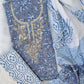 FLORAL PRINTED COTTON GOTA PATTI SUIT WITH COTTON DUPATTA