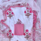 Hand Block Printed Cotton Suit with Cotton Kota Doria dupatta