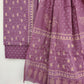 Block Printed Cotton Suit with Mulmul dupatta1