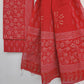 Block Printed Cotton Suit with Mulmul dupatta