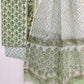 Hand Block Printed Cotton Suit with Cotton Kota Doria dupatta