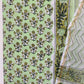 Hand Block Printed Cotton Suit with Cotton Kota Doria dupatta