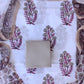 Hand Block Printed Cotton Suit with Cotton Kota Doria dupatta