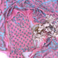 Exclusive Hand Block Cotton Printed Neck Work Suits with mulmul dupatta