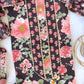 Exclusive Hand Block Cotton Printed Neck Work Suits with mulmul dupatta