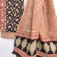 (KALAMKARI) Hand Block Printed Cotton Suit With Mulmul Cotton Dupatta