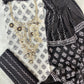 FLORAL PRINTED COTTON GOTA PATTI SUIT WITH COTTON DUPATTA
