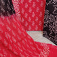 Hand Block Printed Cotton Suit with Pure Chiffon dupatta