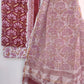 Hand Block Printed Cotton Suit with Cotton Kota Doria dupattaa