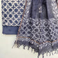 Hand Block Printed Cotton Suit with Cotton Kota Doria dupattaa