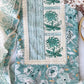 Exclusive Hand Block Cotton Printed Neck Work Suits with mulmul dupatta