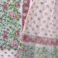 Hand Block Printed Cotton Suit with Cotton Kota Doria dupattaa