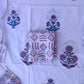 Hand Block Printed Cotton Suit with Cotton Kota Doria dupatta