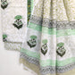 Block Printed Cotton Suit with Mulmul dupatta