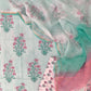 Hand Block Printed Cotton Suit with Cotton Kota Doria dupatta