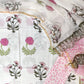 HAND BLOCK PRINTED COTTON SUIT WITH KOTA DORIA DUPATTA 1