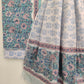 Hand Block Printed Unstitched Cotton Suit with Mulmul Dupatta