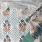 Hand Block Printed Cotton Suit with Cotton Kota Doria dupatta