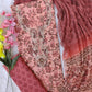 FLORAL PRINTED COTTON GOTA PATTI SUIT WITH CHIFFON DUPATTA