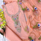 FLORAL PRINTED COTTON GOTA PATTI SUIT WITH CHIFFON DUPATTA