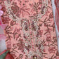 FLORAL PRINTED COTTON GOTA PATTI SUIT WITH CHIFFON DUPATTA