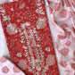FLORAL PRINTED COTTON GOTA PATTI SUIT WITH COTTON DUPATTA