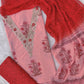 FLORAL PRINTED COTTON GOTA PATTI SUIT WITH CHIFFON DUPATTA