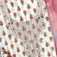 HANDBLOCK PRINTED GOTA PATTI NECK WORK SUITS WITH LEHRIYA KOTA DORIA DUPATTA