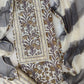 Cotton Printed Neck Work Suits with Chiffon dupatta
