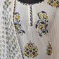 HANDBLOCK PRINTED NECK WORK SUITS WITH KOTA DORIA DUPATTA