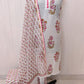 HANDBLOCK PRINTED NECK WORK SUITS WITH KOTA DORIA DUPATTA