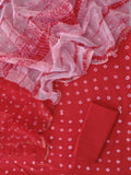 (BANDHEJ) Cotton Suit with Cotton Kota Doria dupatta