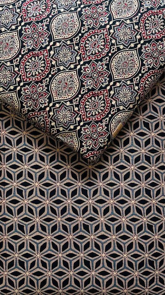 Jaipuri Printed Cotton Combo Set 2.5 Mtr each
