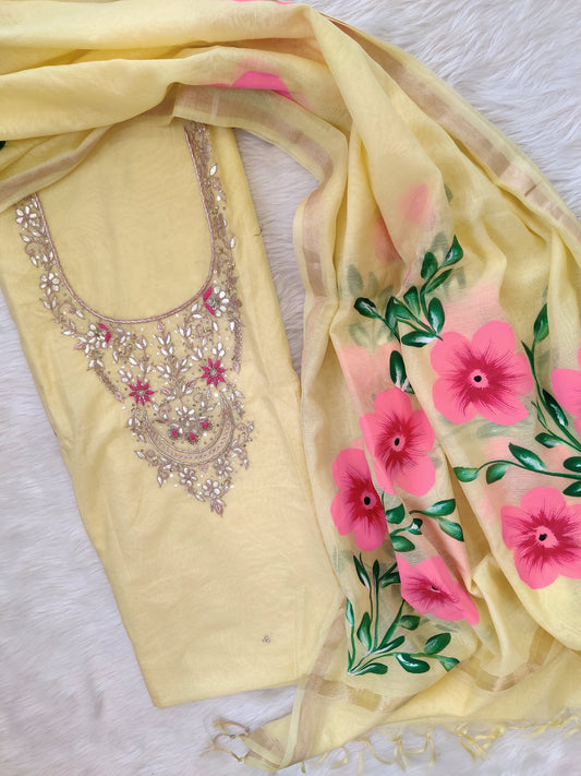 (SALE) TOP & DUPATTA Combo Set 2.5 Mtr each (NO BOTTOM)