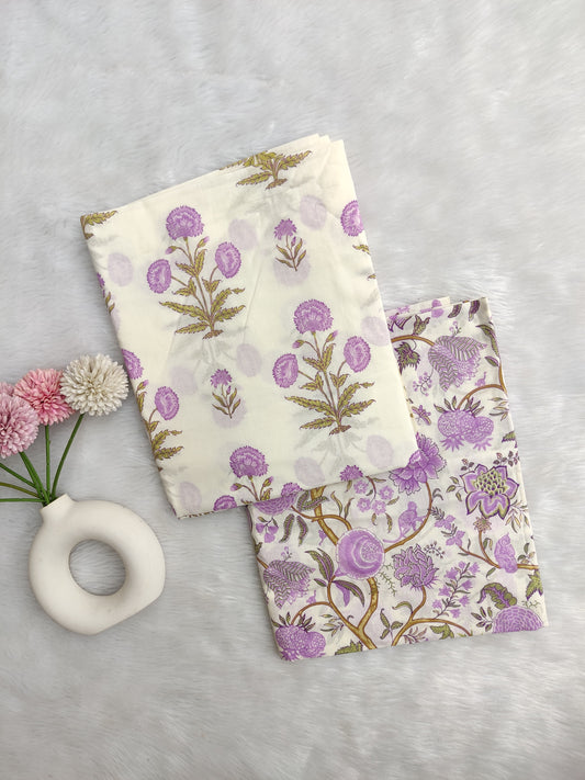 Jaipuri Printed Cotton Combo Set 2.5 Mtr each