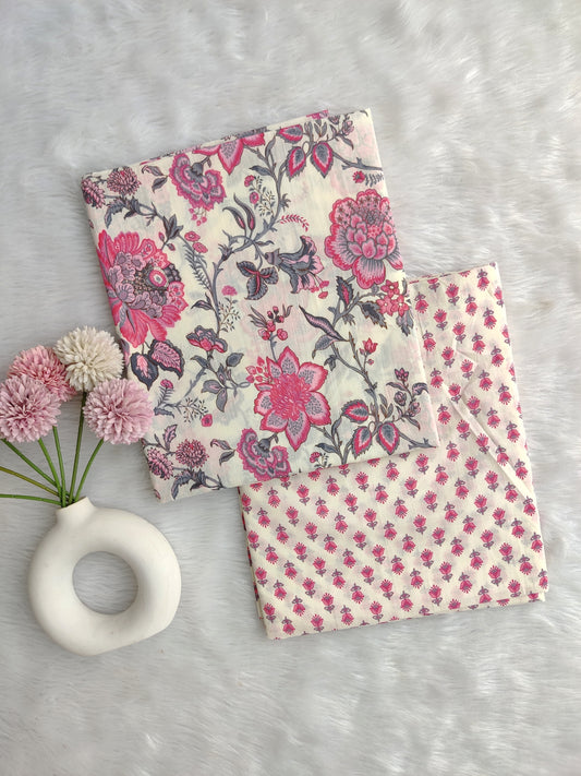 Jaipuri Printed Cotton Combo Set 2.5 Mtr each