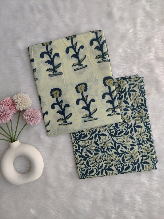 Jaipuri Printed Cotton Combo Set 2.5 Mtr each