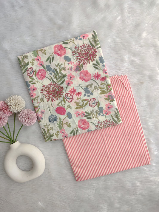 Jaipuri Printed Cotton Combo Set 2.5 Mtr each