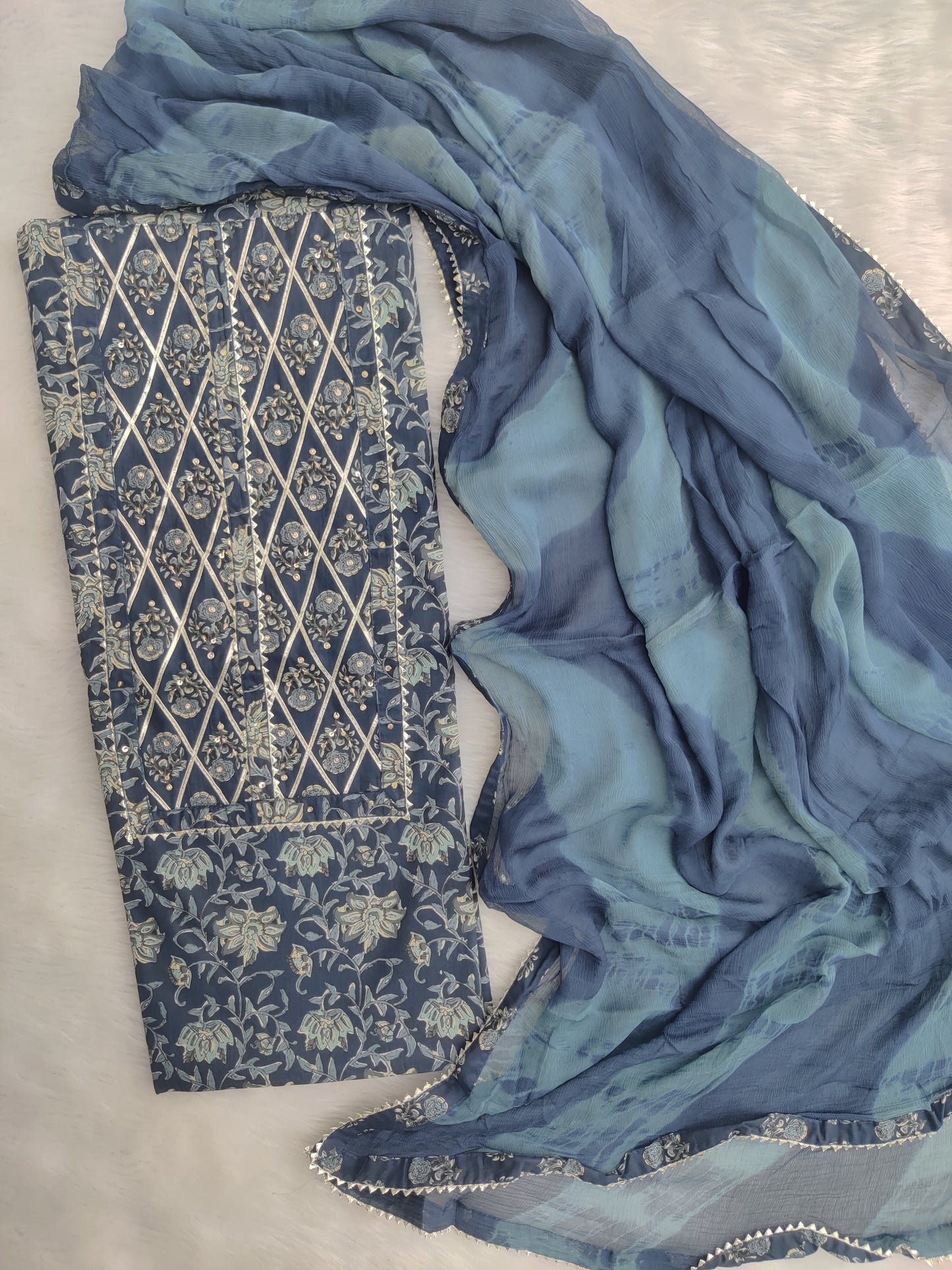 (SALE) TOP & DUPATTA Combo Set 2.5 Mtr each (NO BOTTOM)