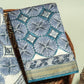 Hand Block Printed Maheshwari Silk Suit with Maheshwari Silk Dupatta  2